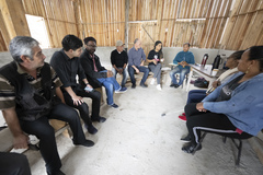 Visita à Cooperativa Habitacional da Figueira - Rua 7005, 50 - Restinga - alagamentos na região.
