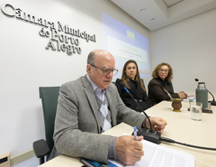 Reunião de Comissão - 28ª Reunião Ordinária CEFOR - Audiência Pública LDO 2024 ; Secretário Cezar Schirmer – SMPAE.