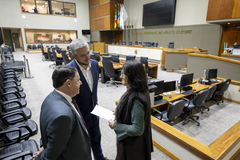 Presidente Hamilton Sossmeier Participa do Ato de Instalação da Comissão Especial de Apostas Eletrônicas