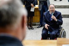 Vereador Paulo Brum no Plenário Otávio Rocha em 2017