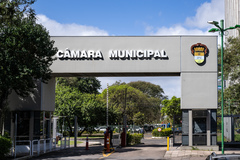 Pórtico da Câmara Municipal de Porto Alegre