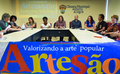 Mesa foi composta por lideranças de entidades ligadas à arte