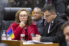 Vereadores Biga Pereira e Giovani Culau, ambos do PCdoB, foram os primeiros a assinarem o documento