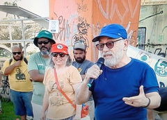 Pedro Ruas em manifestação 