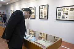 Lançamento do livro Câmara e Memória — Legislaturas da Câmara Municipal de Porto Alegre 1947-1988, e abertura da exposição. Na foto, o presidente Hamilton Sossmeier