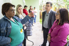 Comitiva realiza visita a Unidade de Saúde Camaquã.
