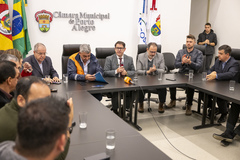 Prefeito Sebastião Melo entregou projeto de lei à Câmara na manhã desta quinta-feira