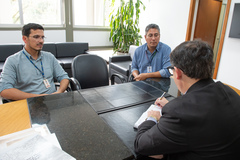 Presidente Hamilton Sossmeier  Recebe o Sr. Jerry Valienti - EPTC