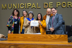 Homenagem ao Centro de Referência de Assistência Social (CRAS) Noroeste, conhecido como Moquinha dos Coroas