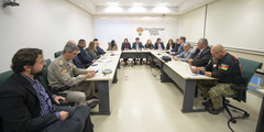 Encontro contou com a participação de representantes da prefeitura e de órgãos de segurança
