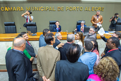 Movimentação de plenário, votação da Lei de diretrizes orçamentárias - LDO.