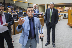 Movimentação de plenário.