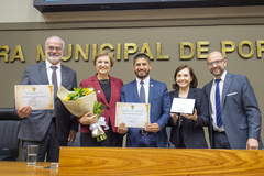 Vereador Giovani Byl (PTB) foi o proponente da homenagem à Faculdade de Odontologia da Ufrgs