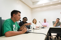 Felipe Severo, da União dos Estudantes, disse que escolas precisam atrair os jovens com esporte e cultura