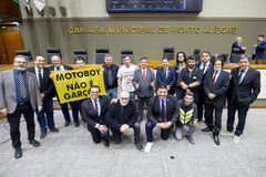Motoboys pediram projeto de lei para assegurar seus direitos