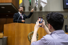 Movimentação de plenário.