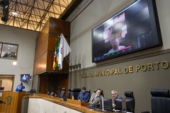 Movimentação de plenário.