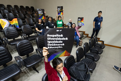 Movimentação de plenário.