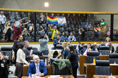 Movimentação de plenário.