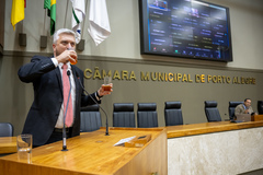 Movimentação de plenário.