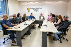 Reunião de Comissão - 40ª Reunião Ordinária da CUTHAB para discutir  o direito ao caminhar seguro nas calçadas da cidade.