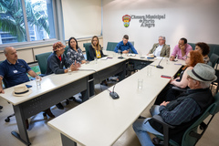 Reunião de Comissão - 40ª Reunião Ordinária da CUTHAB para discutir  o direito ao caminhar seguro nas calçadas da cidade.