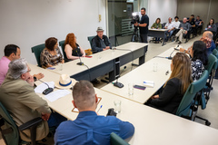 Reunião de Comissão - 40ª Reunião Ordinária da CUTHAB para discutir  o direito ao caminhar seguro nas calçadas da cidade.