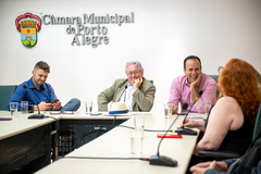 Reunião de Comissão - 40ª Reunião Ordinária da CUTHAB para discutir  o direito ao caminhar seguro nas calçadas da cidade.