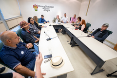 Reunião de Comissão - 40ª Reunião Ordinária da CUTHAB para discutir  o direito ao caminhar seguro nas calçadas da cidade.