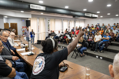 Reunião de Comissão - Pauta: Recicladores, Carrinheiros e Catadores. Licença para trabalhar. Unidade de triagem do Bairro Humaitá.