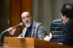 Ivan Martins, do Simpa, esteve na Câmara Municipal nesta quarta-feira