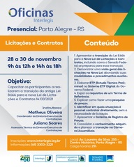 Curso irá capacitar participantes a realizar a transição para a Nova Lei de Licitações e Contratos