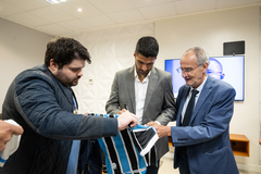 Sessão Solene de outorga do Título de Cidadão de Porto Alegre a Luis Alberto Suárez Diaz, o Suárez, jogador do Grêmio, proposta pelo vereador Airto Ferronato