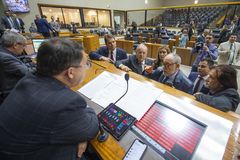 Movimentação de plenário