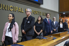 Outorga do Título de Cidadã de Porto Alegre à senhora Jaqueline Moll.