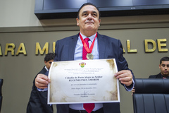 Outorga do Título de Cidadão de Porto Alegre ao senhor dr. Eugênio Amorim.