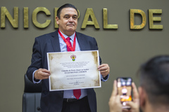 Outorga do Título de Cidadão de Porto Alegre ao senhor dr. Eugênio Amorim.