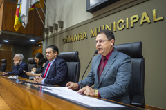 Outorga do Título de Cidadão de Porto Alegre ao senhor dr. Eugênio Amorim.