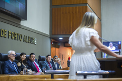 Outorga do Título de Cidadão de Porto Alegre ao senhor dr. Eugênio Amorim.