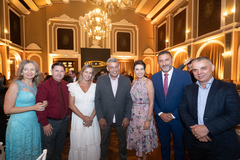 Presidente Hamilton Sossmeier e vereadores comparecem a jantar de fim de ano da AIAMU.