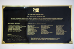 Cápsula será aberta no aniversário de 300 anos da Câmara, em 2073