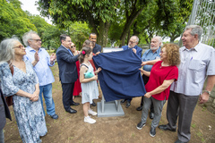 Presidente da Câmara, Pedro Ruas, lideranças e familiares