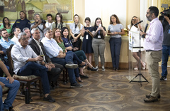 Anúncio ocorreu no Paço Municipal