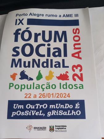 Cartaz do IX Fórum