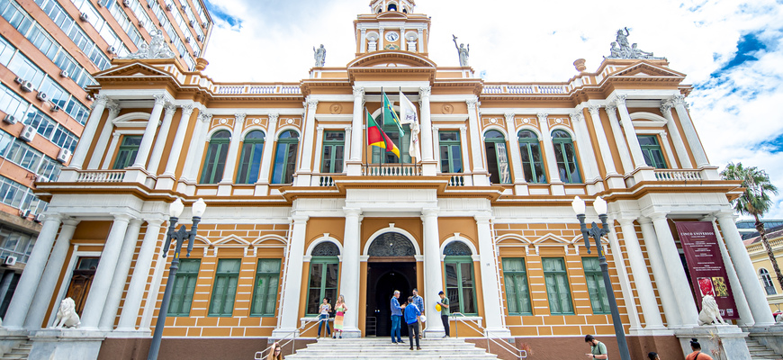 Paço Municipal, sede histórica da Prefeitura de Porto Alegre