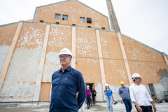 Mauro Pinheiro acompanhou obras de reforma do espaço