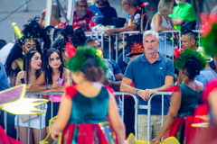 Presidente Mauro Pinheiro e vereadores prestigiam desfile oficial das Escolas de Samba do Carnaval 2024 no Porto Seco.
