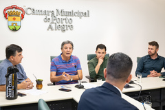 Reunião para atualização sobre o processo de interdição parcial do aeroporto Salgado Filho.