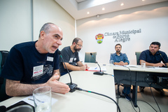 5ª Reunião ordinária da CECE sobre a proposta de mudança temporária de endereço do Núcleo Estadual de Educação de Jovens e Adultos de Cultura Popular Paulo Freire (NEEJA) devido a troca do telhado.