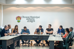 5ª Reunião ordinária da CECE sobre a proposta de mudança temporária de endereço do Núcleo Estadual de Educação de Jovens e Adultos de Cultura Popular Paulo Freire (NEEJA) devido a troca do telhado.